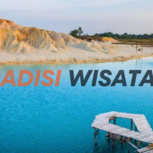 wisata danau biru kawal